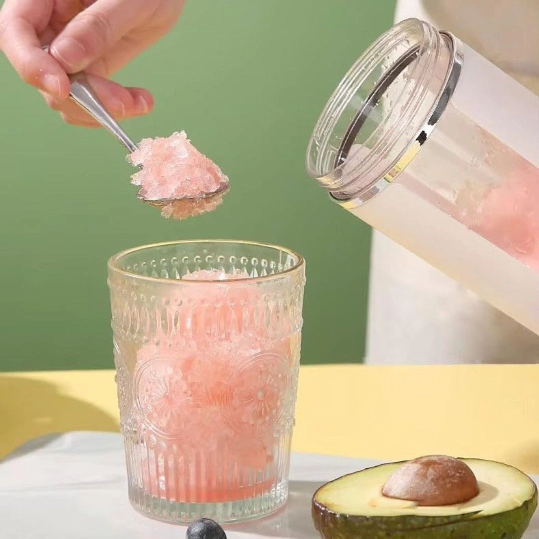 Personal juicer cup product